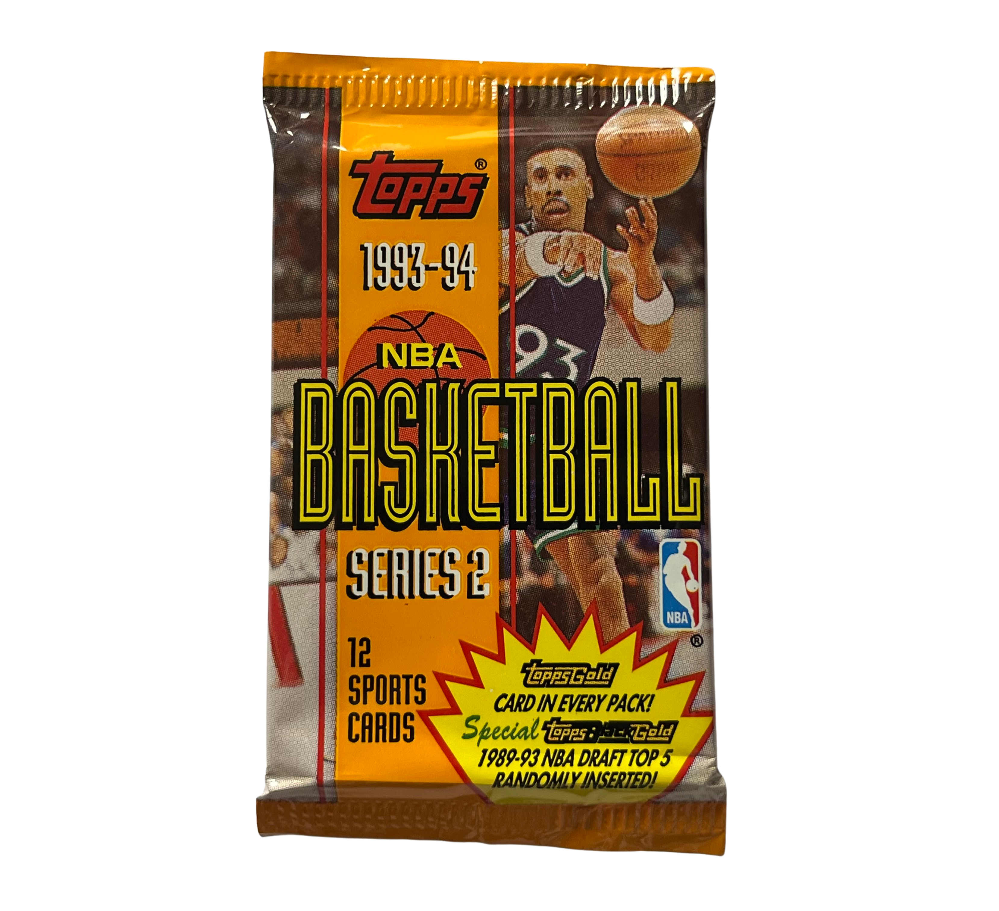 1993∕94 Topps Series 2 Basketball Pack-Retro Kosaras Kártya