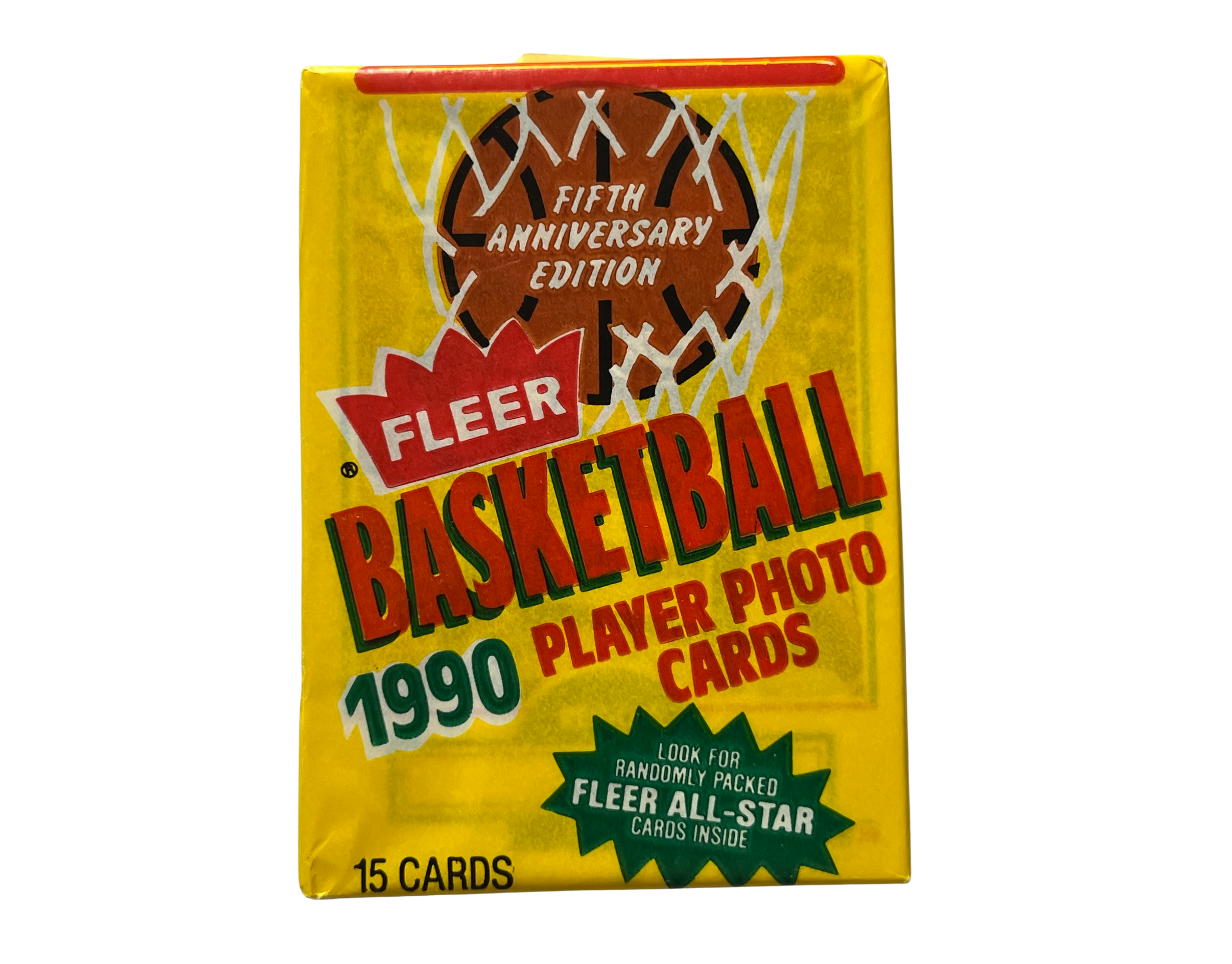 1990∕91 Fleer Basketball Pack-Retro Kosaras Kártya