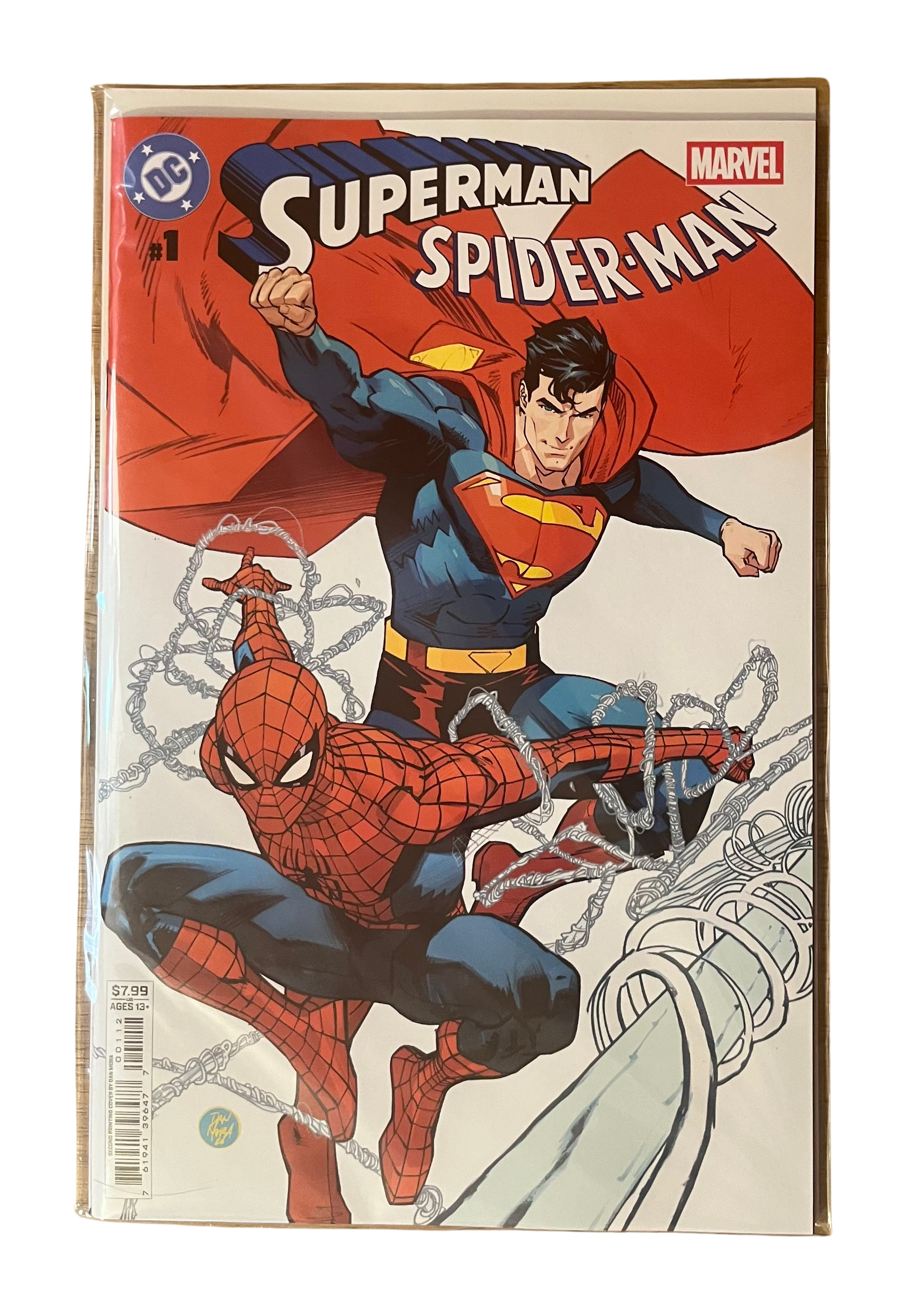 Superman X Pókember #1-Angol nyelvű