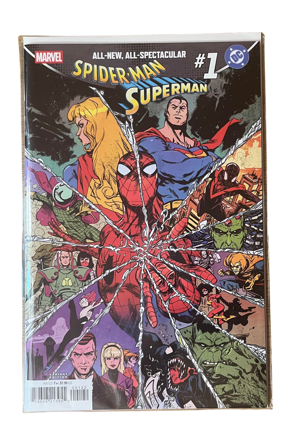 Superman X Pókember #1-Sanford Greene Homage-Angol nyelvű