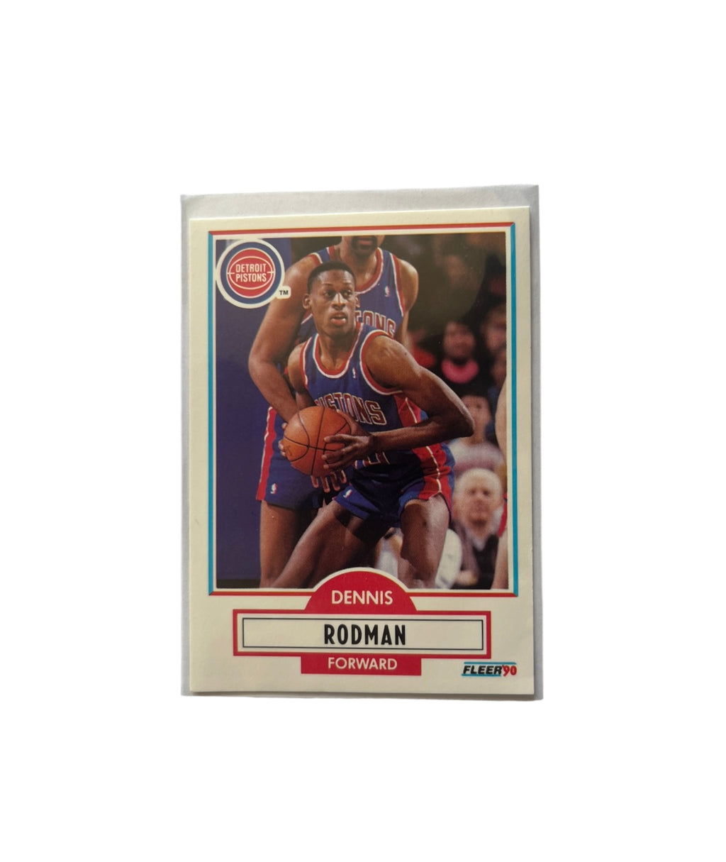 1990-91 Fleer-Dennis Rodman-Base Card