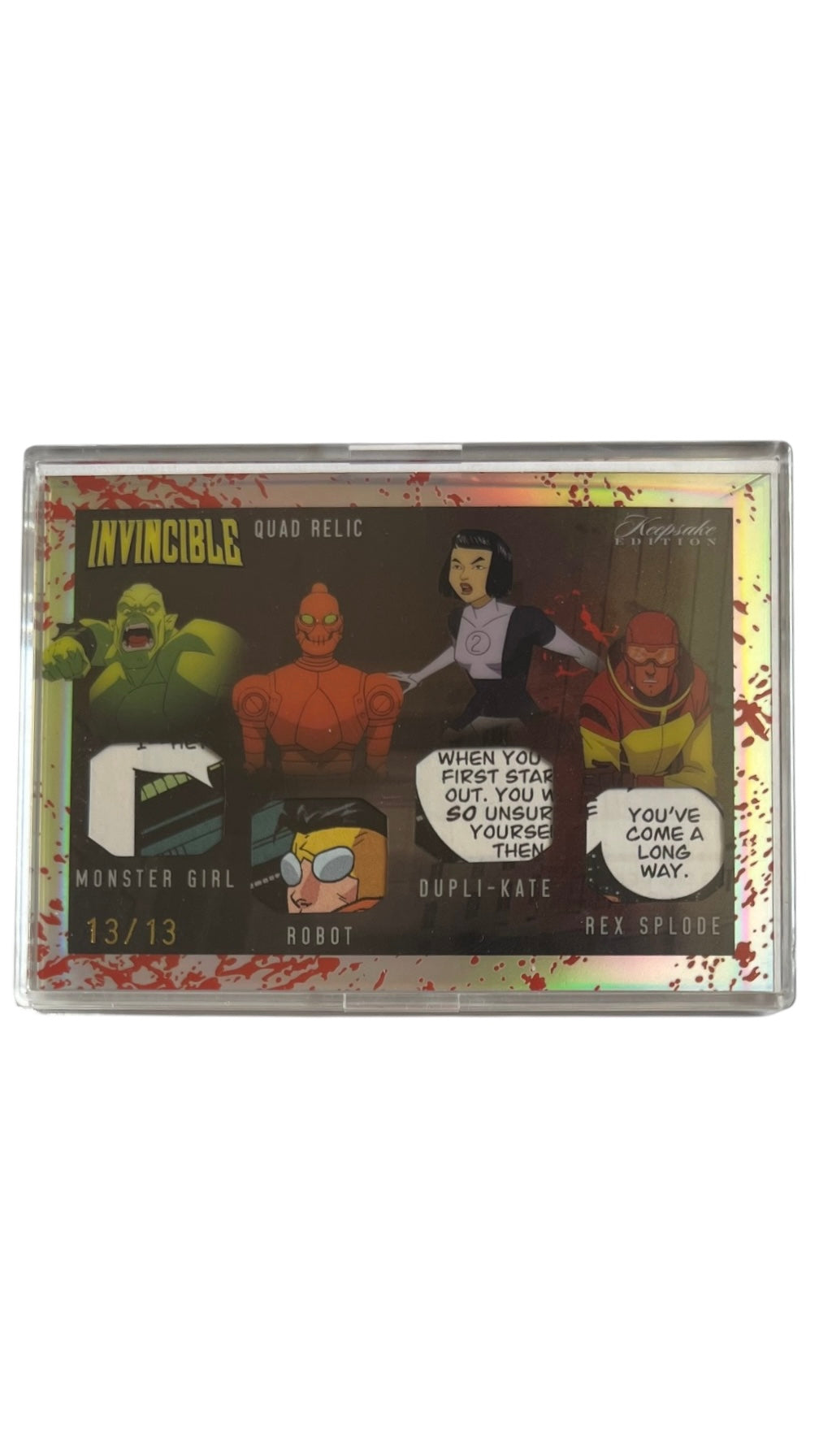 2025 Keepsake Invincible-Quad Relic /13