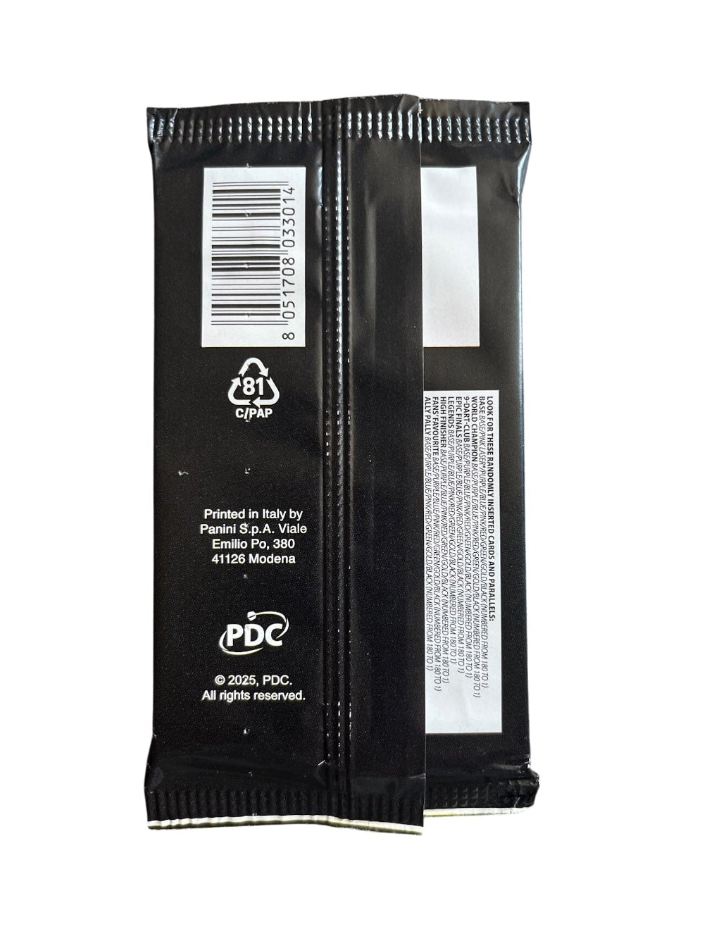 Panini PDC World Championship 2026-Darts Collectors Kártyacsomag
