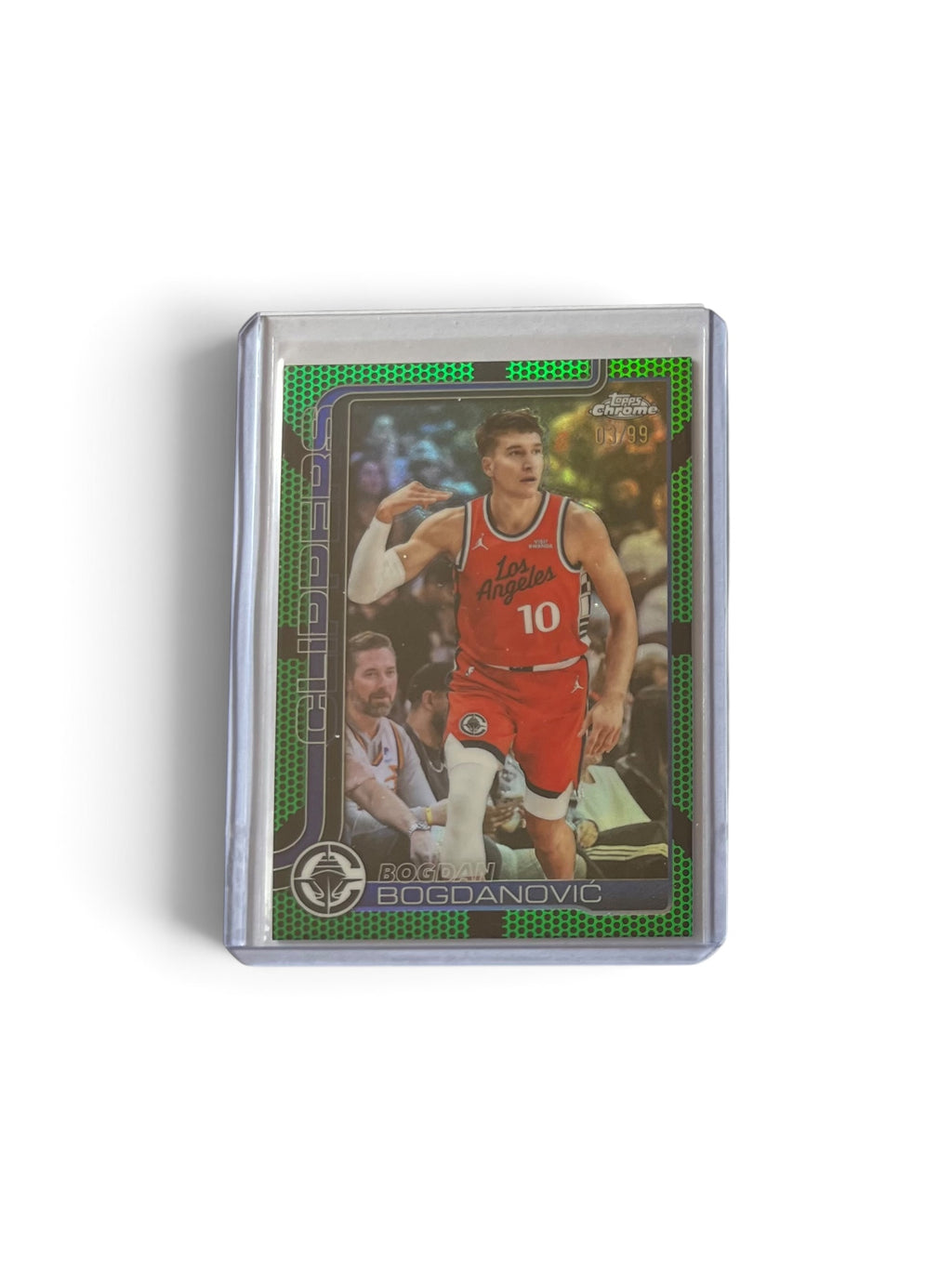 2025-26 Topps Chrome Update-Bogdan Bogdanovic-Green Parallel /99