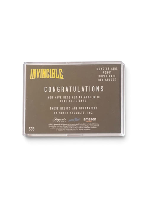 2025 Keepsake Invincible-Quad Relic /13